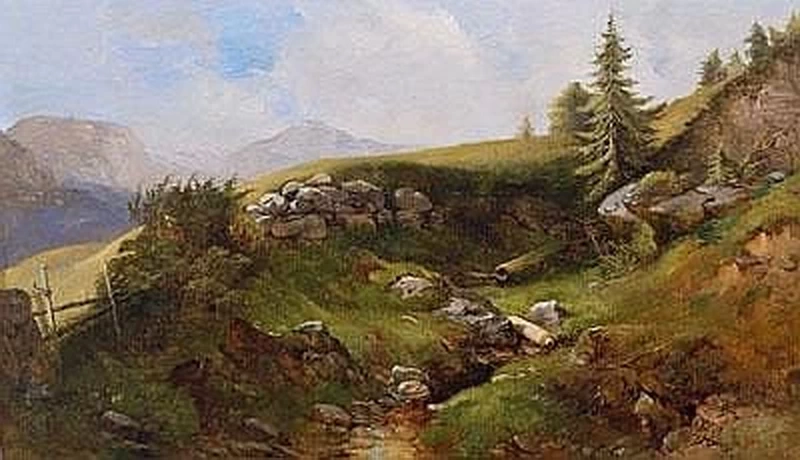 Un paesaggio montuoso